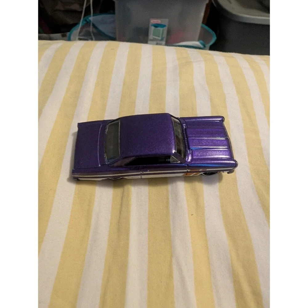 Hot Wheels 2006 Mattel 66 Nova Purple Diecast 1966 Chevy Nova Toy Car
